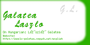 galatea laszlo business card
